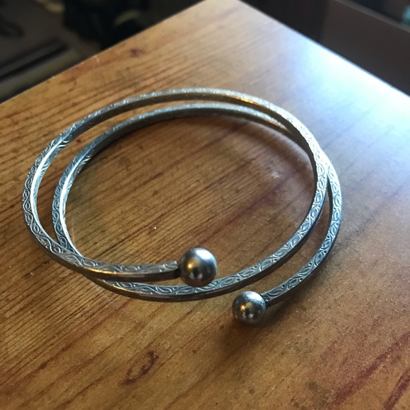 Aztec sterling Silver vintage Bracelet - Picture 3 of 3